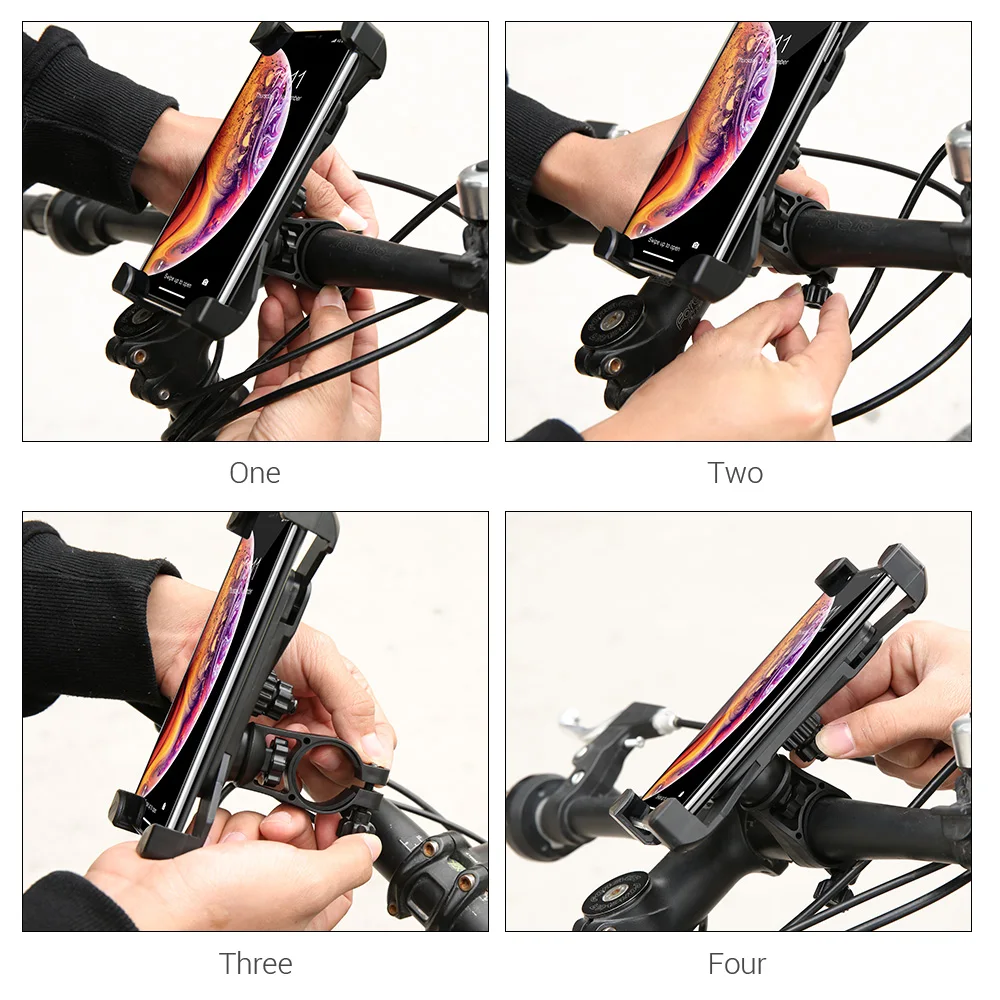 KISSCASE Fahrrad Telefon Halter Für iPhone Samsung Universal Mobile Handy Halter Bike Lenker Clip S