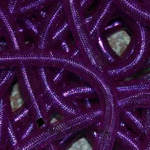 Металлическая фиолетовая полоса трубчатый кринолин Для Cyberlox падений аксессуары для волос 16 мм 60 ярдов