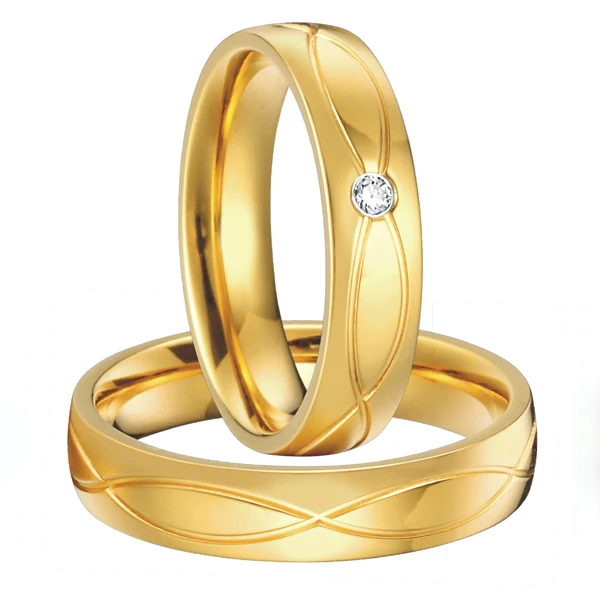 high end handmade custom titanium jewelry gold color vintage wedding bands promise rings setschina - Wedding Rings Amazon high end handmade custom titanium jewelry gold color vintage wedding bands promise rings setschina - Wedding Rings Amazon