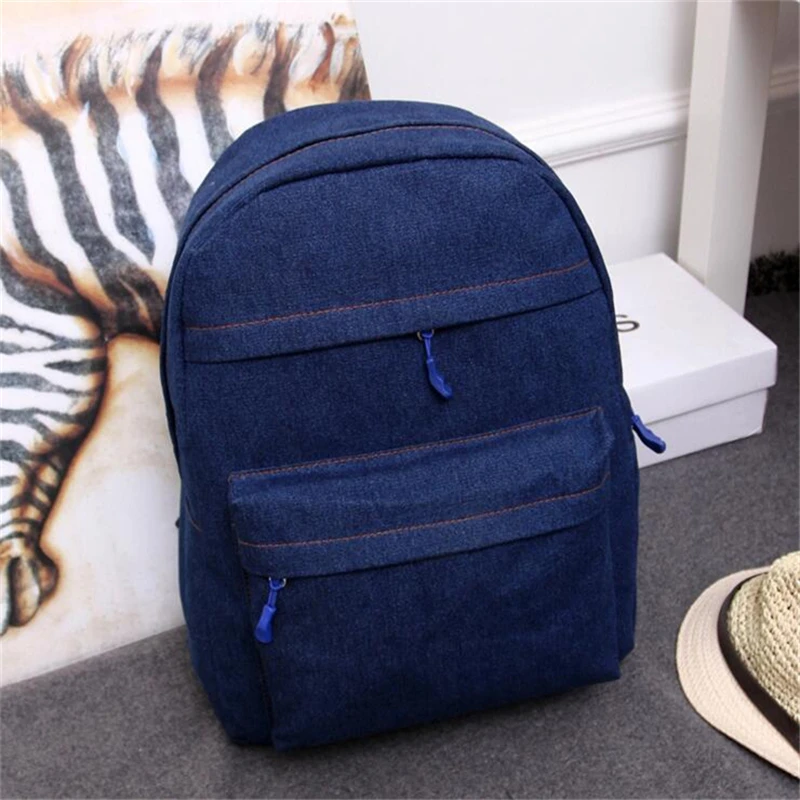 Fashion denim backpacks durable Casual comfortable backpack Unisex backpacks girls and boys
