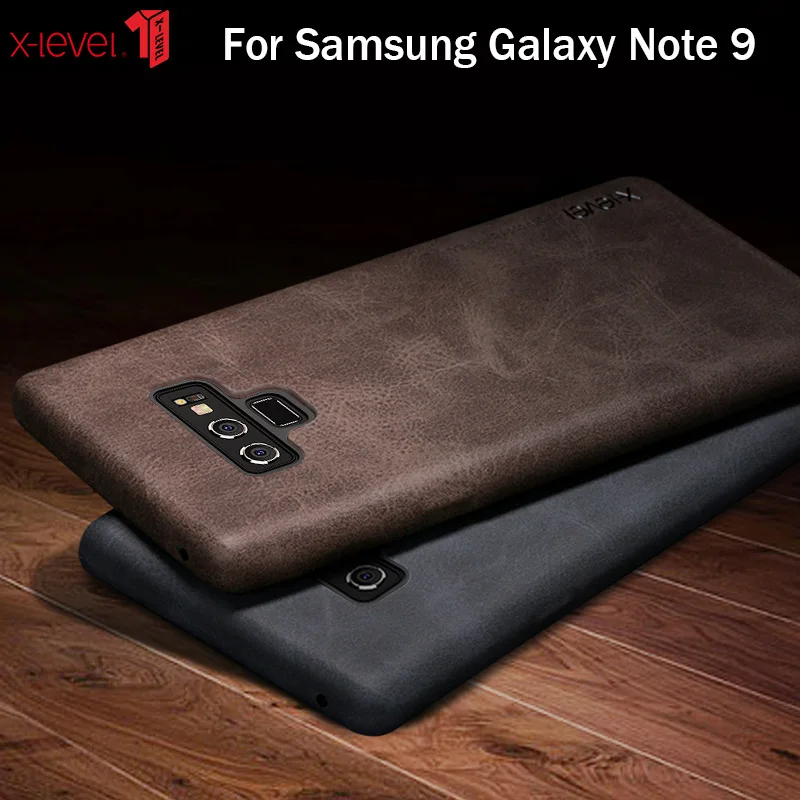 

X-Level Leather Case For Samsung Galaxy Note 9 Retro Vintage Back Protective Cover Case For Samsung Galaxy Note 8 9