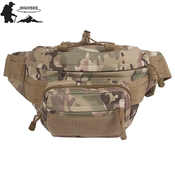 

HIGHSEE Outdoor Tactical Waist Bag Waterproof Tactical Bag Waist Sport Outdoor Fanny Pack Military Bags Army Tactical For Men