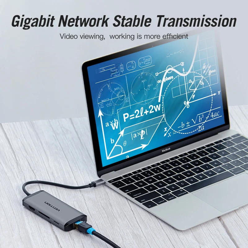 Usb концентратор Vention адаптер Type C HDMI USB 3 0 Thunderbolt для MacBook Samsung S9 S10 Huawei Mate 20 P30
