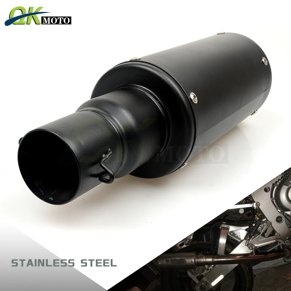 

51MM Universal CNC Motorcycle Exhaust Pipe Moto Muffler Escape Pipe With ATV Dirt Pit Bike For Kawasaki honda KTM BMW