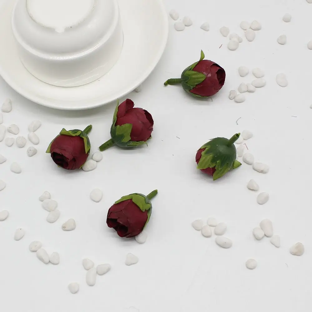5pcs/lot Silk Rose Bud Artificial Flower For Wedding Party Home Plants Decoration Mariage Cloth Hat Accessories Fake Flowers 5pcs/lot Silk Rose Bud Artificial Flower For Wedding Party Home Plants Decoration Mariage Cloth Hat Accessories Fake Flowers