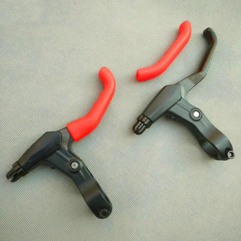Electric Scooter Brake Handle Cover Bike Brakes Silicone Sleeve Anti-slip For Xiaomi M365 Universal Brake Lever Covers bicycle brake handle cover,bicycle brake handle grips,bicycle brake handle