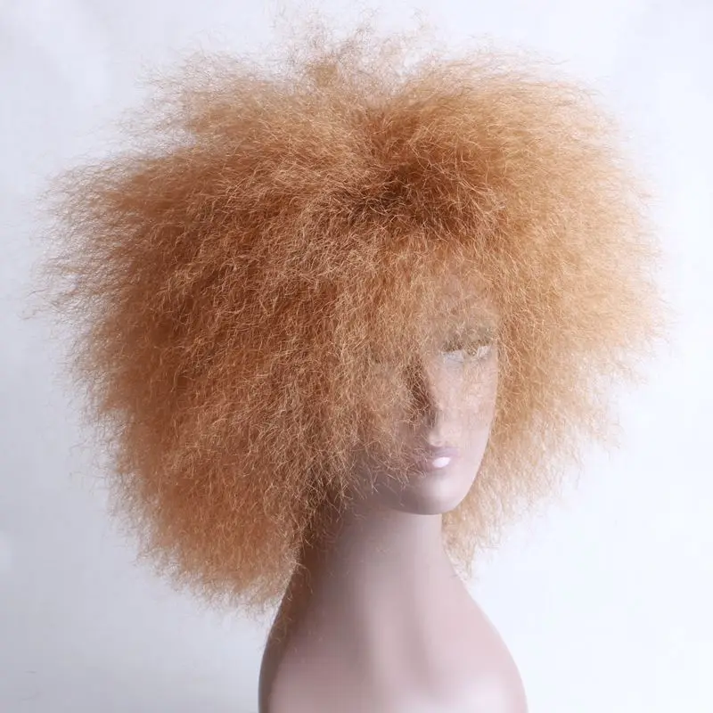 afro kinky curly synthetic wigs09