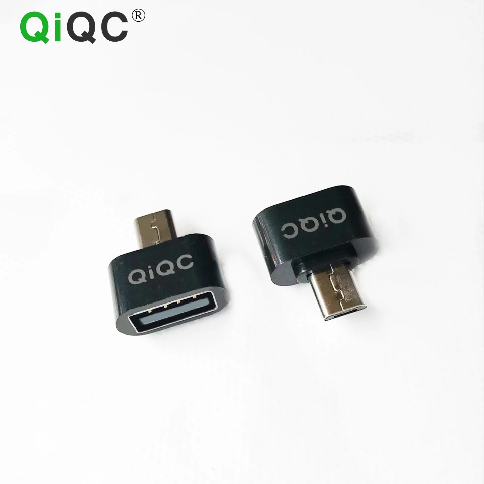 QiQC Мини OTG кабель USB OTG адаптер Micro USB к USB конвертер для Android планшетных ПК