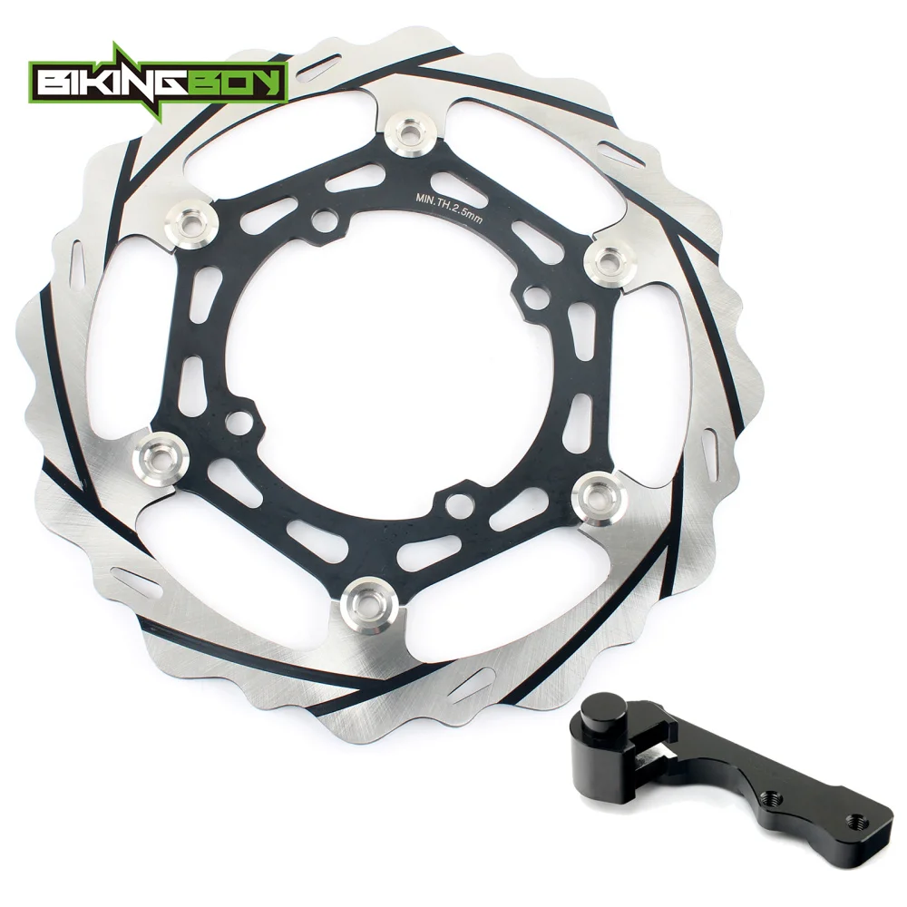 Riptide Front & Rear Brake Rotor & Pad Kit For Kawasaki KX250F 2006-2013 - Vented Stainless Steel
