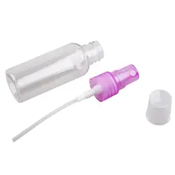 HHFF 10x30 мл фиолетовый прозрачный пластиковый макияж спрей бутылка с распылителем насос