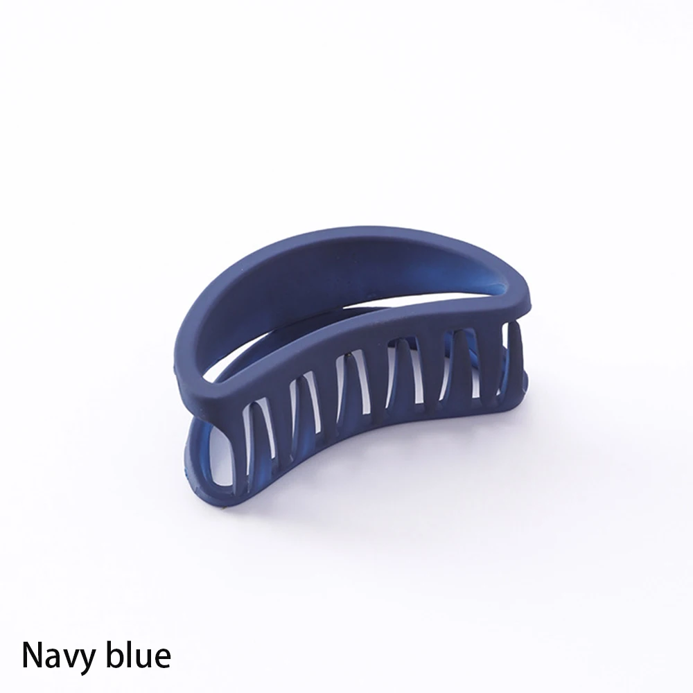 1 шт., простые акриловые заколки для волос, женские цветные заколки для волос, заколки для волос, аксессуары для укладки волос для женщин - Цвет: Navy Blue
