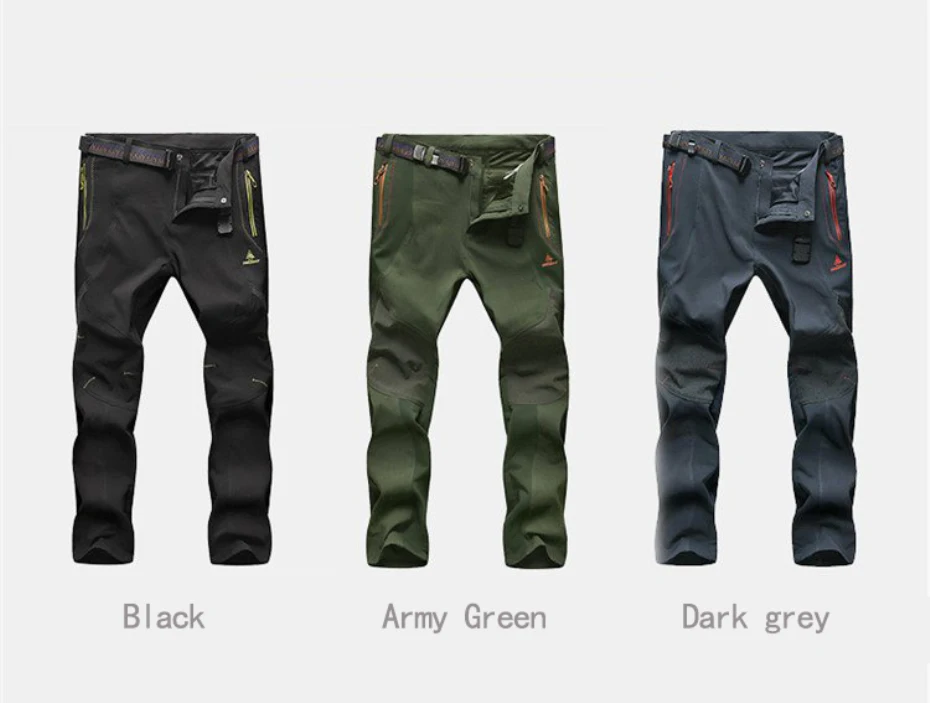 Новые мужские штаны походные треккинговые уличные брюки водонепроницаемые ветрозащитные термобрюки для кемпинга лыжные альпинистские походные брюки 1635A