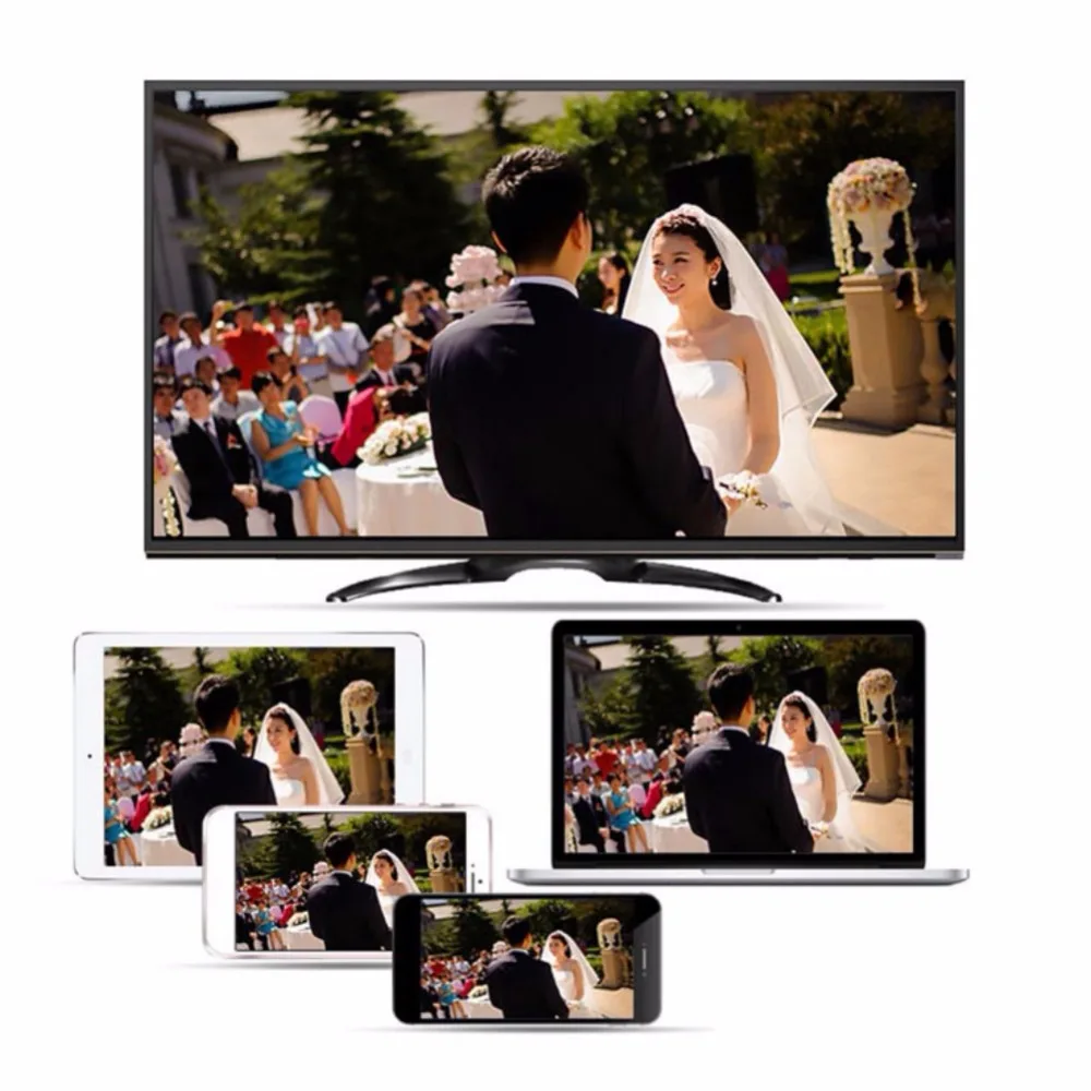 2 м 8 контактный HDMI кабель красный HDTV TV Цифровой AV адаптер USB 1080P смарт конвертер