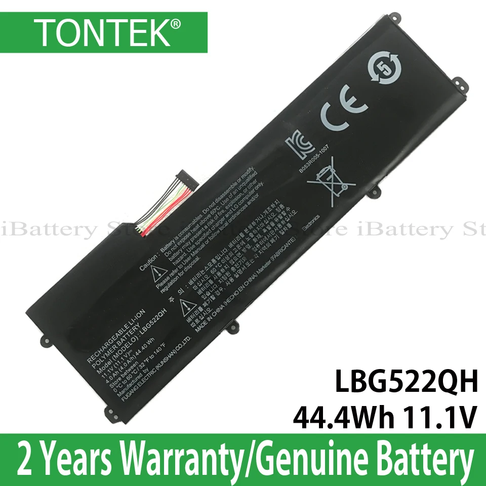 Genuine LBG522QH Battery For LG Gram Z350 Z360 Z360-GH60K Z350-GE30KB | Компьютеры и офис