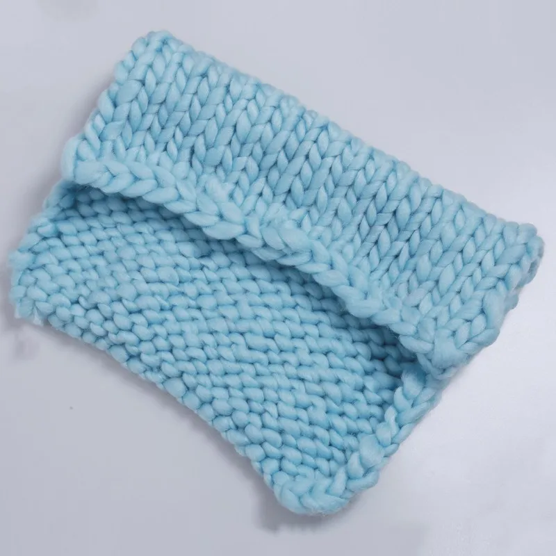 baby Crochet Basket Braid Photo Background High Quality Newborn photography props Blanket Swaddling stretch yarn hat Photo Props