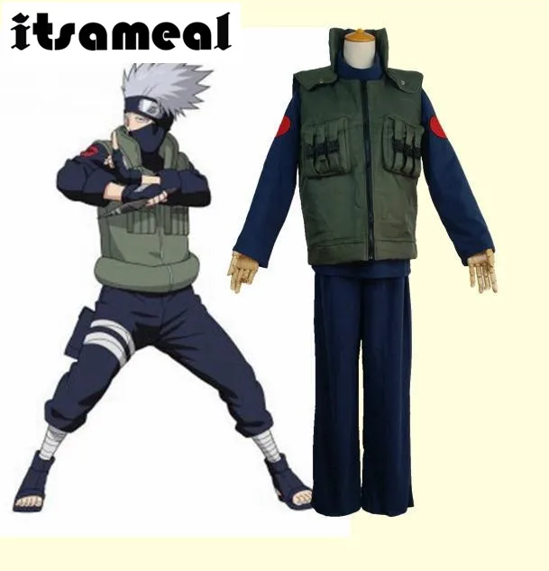Buy Naruto Costume Hatake Kakashi Men's Naruto Cosplay