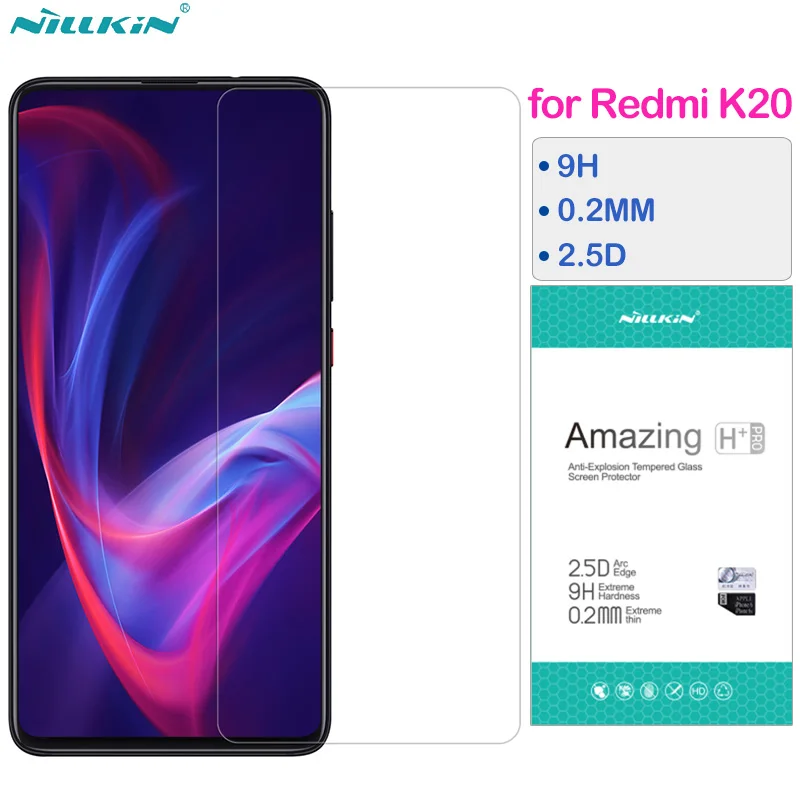 

Nillkin Tempered Glass for Xiaomi Mi 9T Glass on Mi 9T Pro Screen Protector 0.2MM 9H 2.5D Protective Film for Redmi K20 Pro