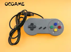 Ocgame компанией DHL ретро супер для Nintendo SNES USB контроллер для ПК для Mac Пульты ДУ для игровых приставок запечатаны 100 шт./лот