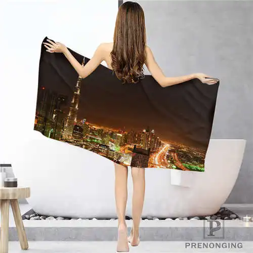 Face or Bath Towel Пользовательские Дубай-пристани-(1) тряпка для ванной комнаты полотенце s полотенце для лица/банное полотенце для душа Размер s 33x74 см/72x143 см#18-12-16-01-8 - Цвет: Face or Bath Towel
