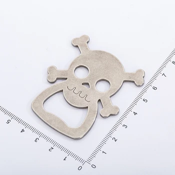 

700pcs New skull rose flower Pineapple unicorn balloon Lover cross shape Metal Beer Bottle Opener For Wedding Party gift favors