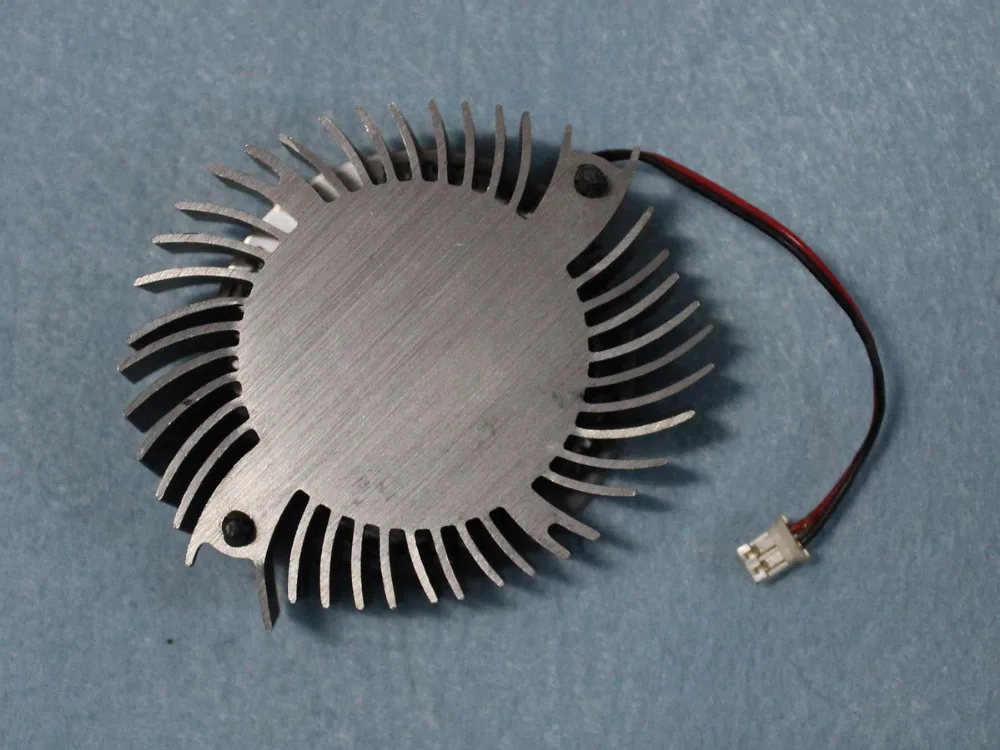 55 мм монтажные отверстия 2 провода 2Pin разъем VGA сапфир графика/Видеокарта круглый радиатор кулер вентилятор охлаждения