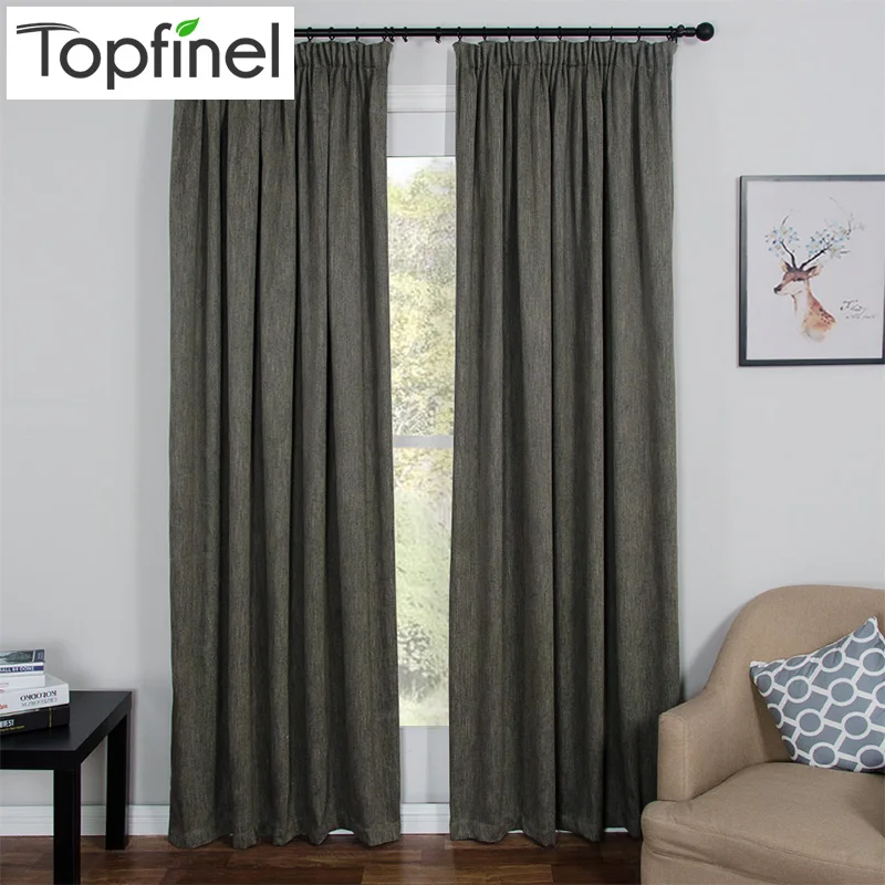 

Topfinel Brand New Thick Modern Blackout Curtains for Living Room Bedroom Door Window Curtains Panel Drapes Window Treatments