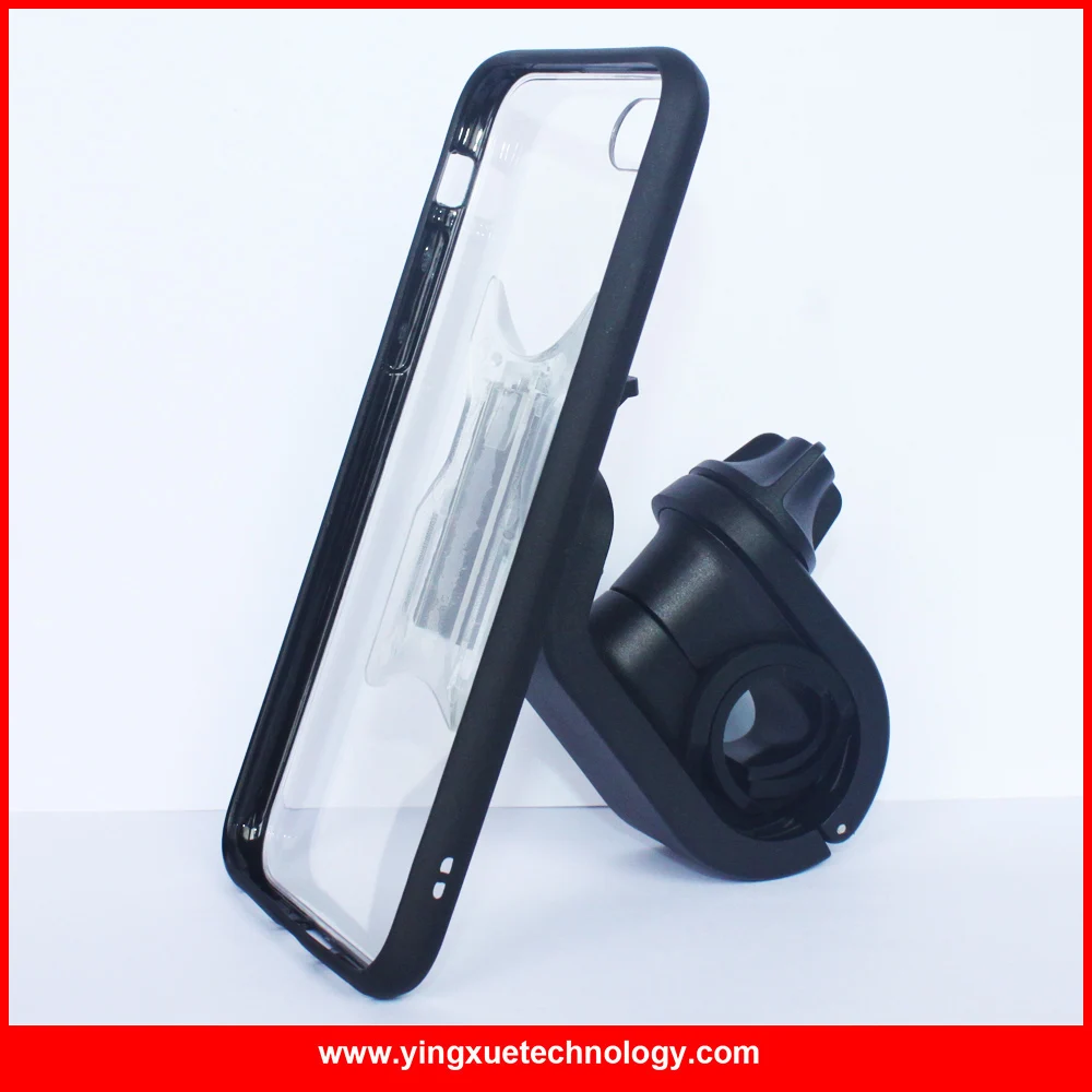 

Bicycle Mount Phone Holder Bike Handle Bar Mount with ClipGrip Case and Rubber Band for iPhone 5/5S/SE/6/6S/6 Plus/7/7 Plus