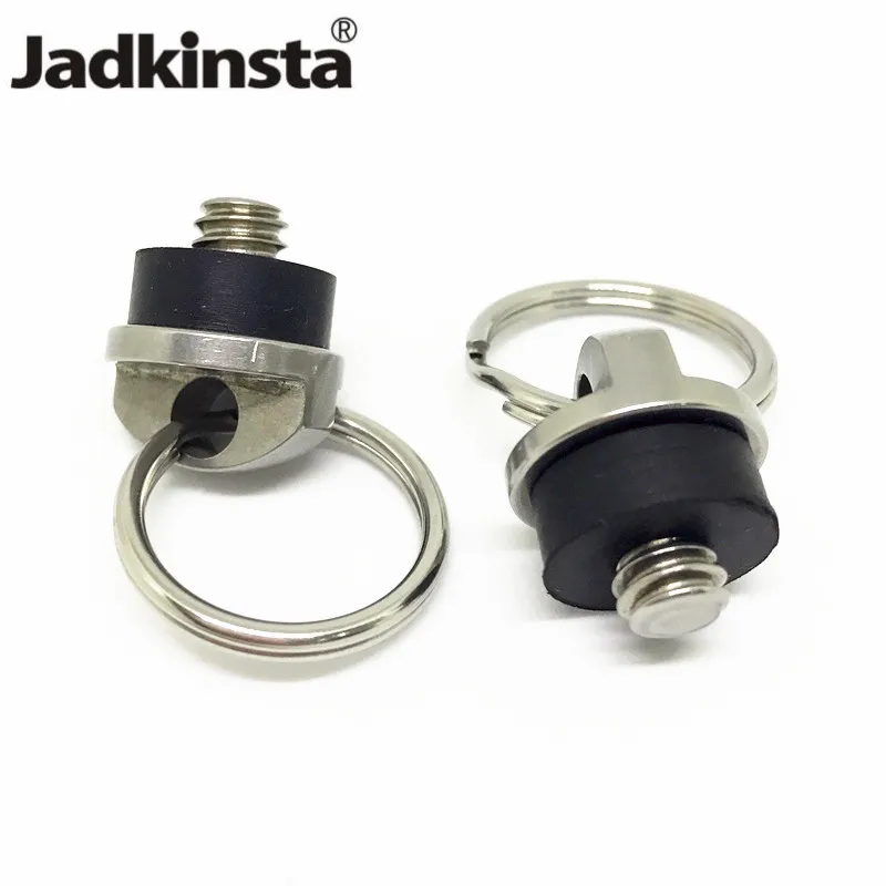 

Jadkinsta High Quality Stainless Steel 1/4" Threaded Screw Adapter Tripod Mounting Screw for Quick Release Neck Strap SLR DSLR