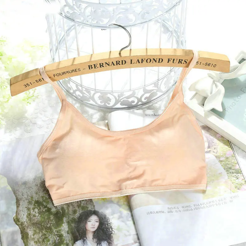 5pcslot Child Girls Cotton Bra For Young Girls Kids Teenage Underwear Wireless Small Training Puberty Bras Undergarment Clothes (10)