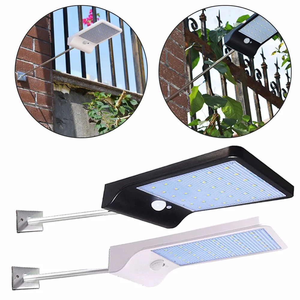 

36 LED Solar Powered Motion Sensor Light Garden Wall Security Lamp Outdoor Waterproof With Extension Rod #276338