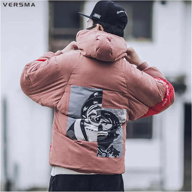 Куртка мужская зимняя с подкладкой в стиле Харадзюку|men winter jacket|warm jacketparka men |