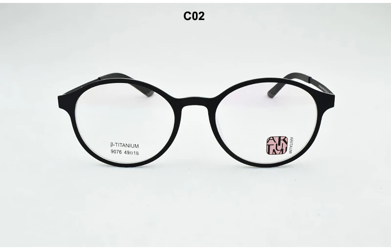 Ультралегкие круглые очки TR90, брендовая оправа для мужчин и женщин, винтажные титановые очки, студенческие оптические оправы для близорукости, ретро очки