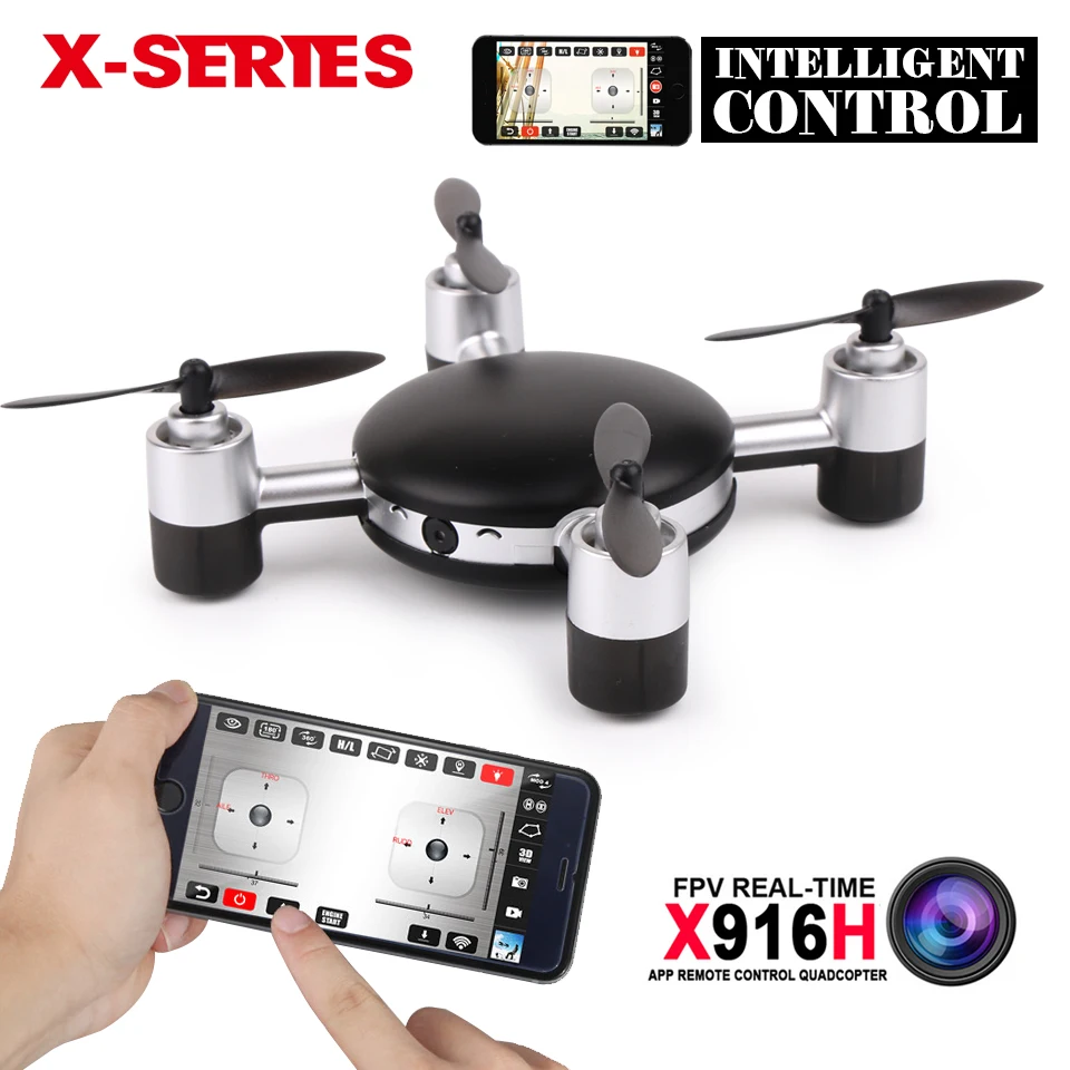

MJX X916H APP Control FPV Mini RC Drone with HD Camera 5.8G Real-Time 6-Axis RTF Dron RC Quadcopter Helicopter VS JJRC H30