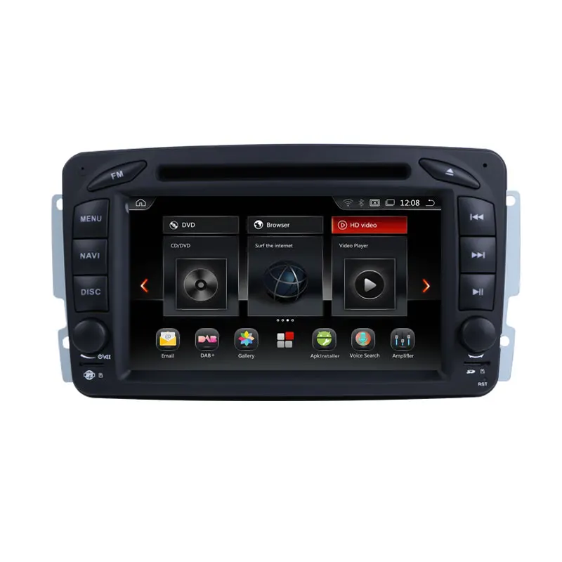 Clearance Android 9.0 Two Din Octa Core Car DVD Player Stereo System For Mercedes Benz W209 W203 W463 Viano W639 Vito  WIFI Radio GPS Blu 1