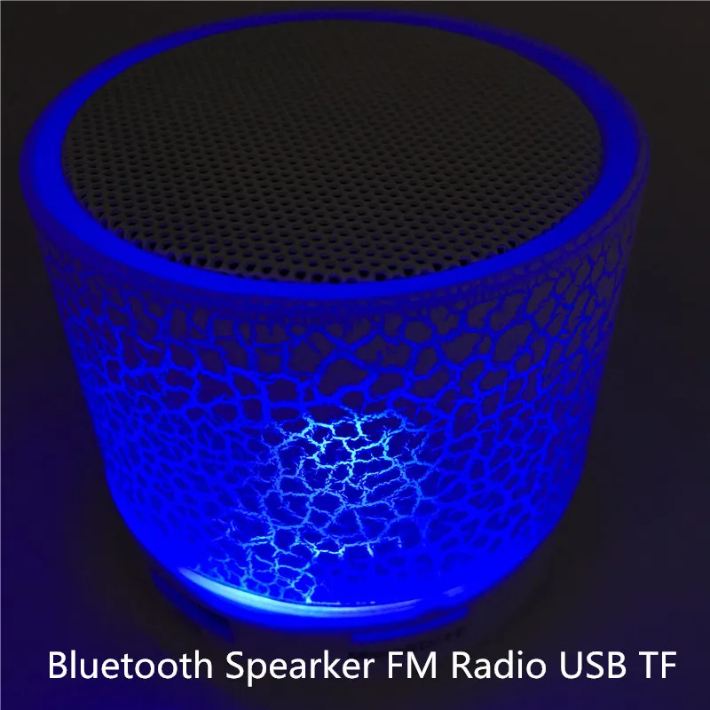 Портативные беспроводные маленькие светодиодные Bluetooth колонки мини музыка аудио