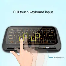 Backlight Wireless 2.4G Touchpad Keyboard Wireless Air Mouse for Smart TV Android Box PC Remote Controller kp 810 19btt bluetooth 84 key keyboard remote controller for mini pc google tv player black