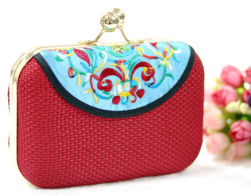 

Hotselling new 2016 fashion women's handbag large capacity fashion clutch small day clutch female embroidered clutch bag