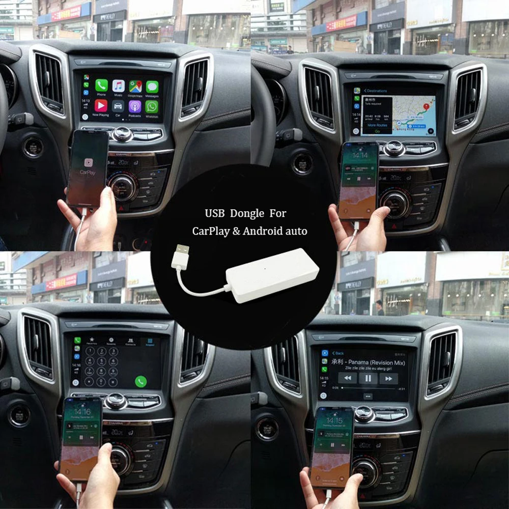 Яж USB Carplay палка с Android для авто Android устройства USB использовав интеллектуальную связь Smart Link Apple CarPlay донгл для Android проигрыватель
