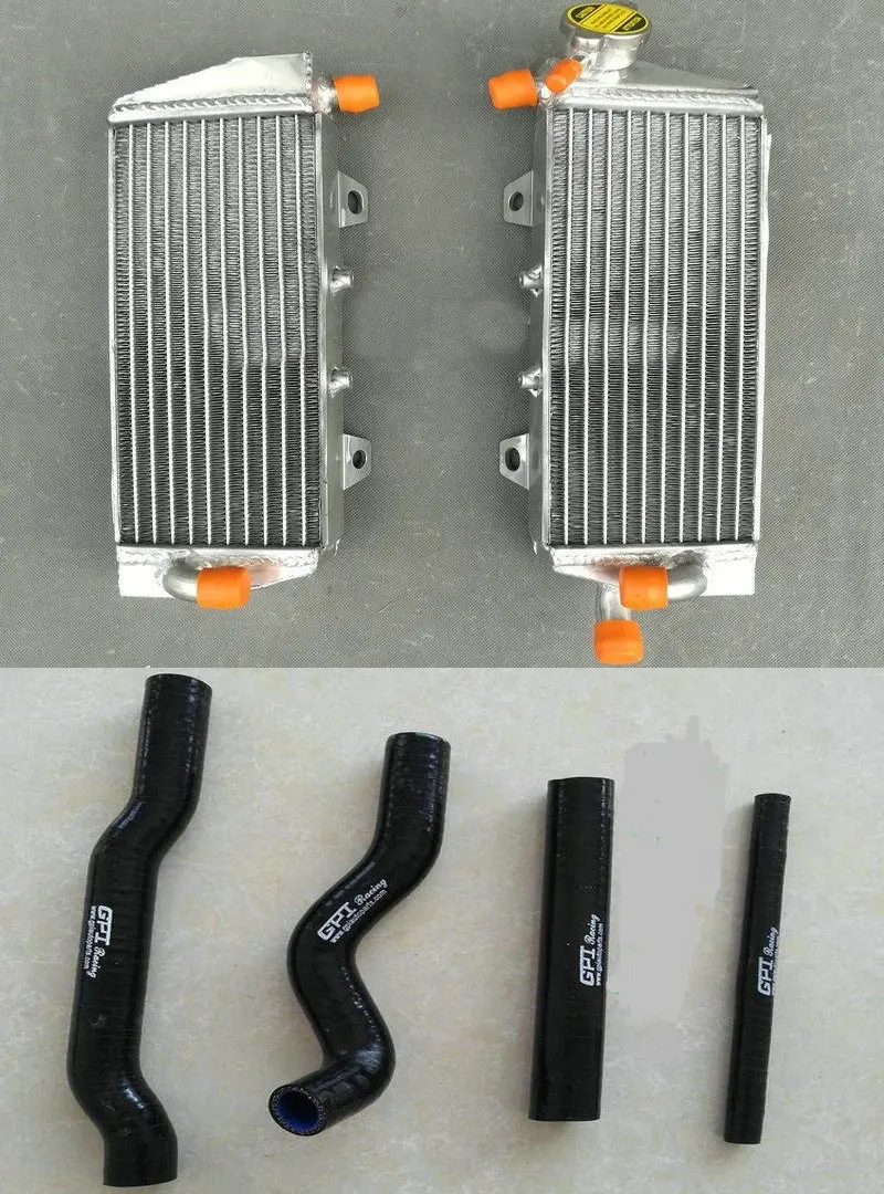 Алюминиевый радиатор + силиконовый шланг для KTM 125/150 SX/SXF/EXC/XCW/250/350 2016 2017 2018 125SX 150SX