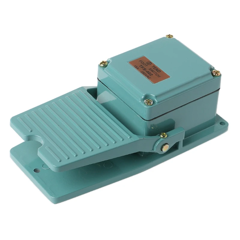 

AC 250V 15A Momentary Antislip Industrial Foot Operated Pedal Switch Footswitch #Aug.26