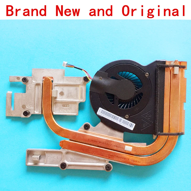 New notebook CPU fan with heatsink radiator copper tube module for LENOVO IdeaPad Y510P Y500 independent Replace Accessories