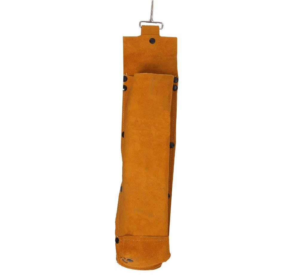 

Flame Retardant Split Cow Leather Welding Rod Electrode Bag