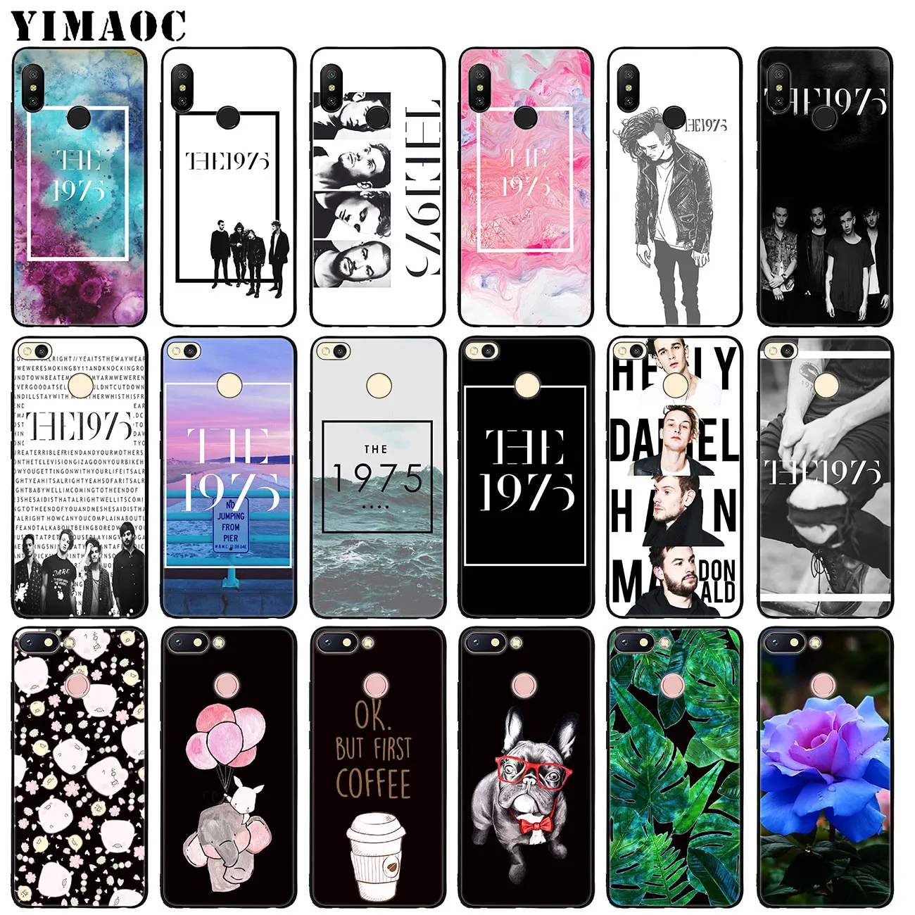 

YIMAOC the 1975 band music Soft Silicone Phone Case for Xiaomi Mi 9 9T CC9 CC9E A3 PRO 8 SE A2 Lite pocophone f1 MAX 3