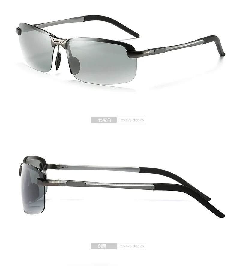 Мужские фотохромные солнцезащитные очки для вождения, Поляризованные, Обесцвечивающие солнцезащитные очки для путешествий, рыбалки, очки oculos de sol masculino