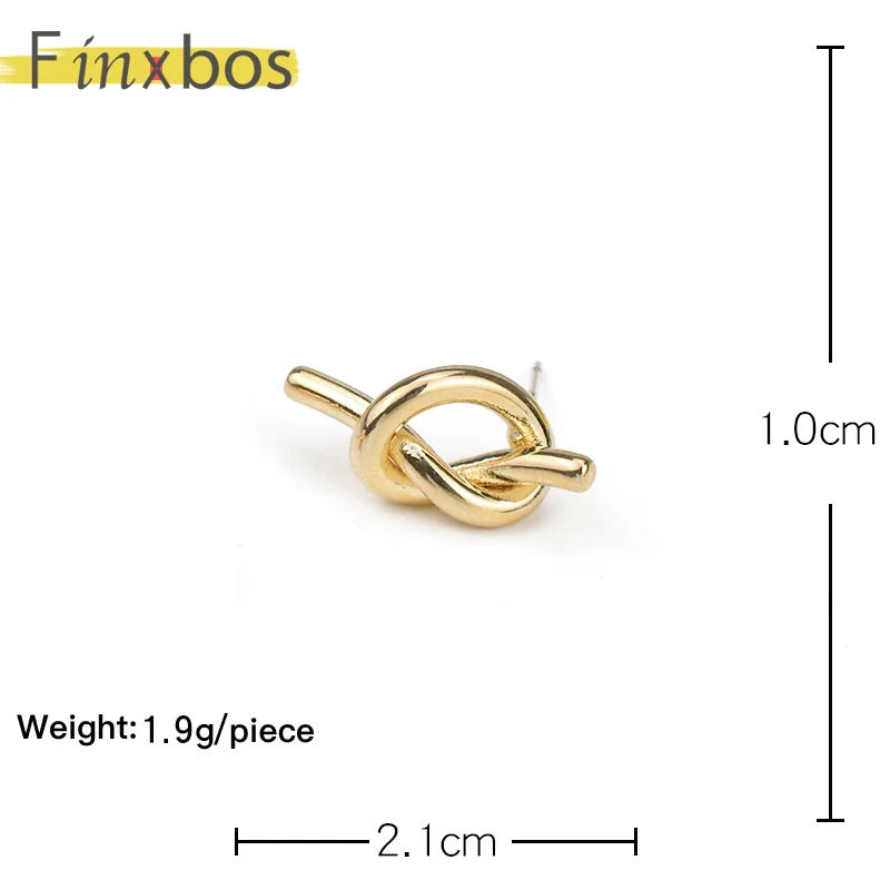 Finxbos медные узелковые минималистичные креативные модные дикие