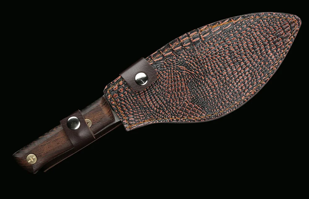 XITUO высокопрочный кухонный нож для резки мяса и костей 16 см лезвие мясника нож полный Тан фиксированное лезвие антипригарное Handmad