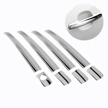 

FUNDUOO For Toyota Corolla E140 E150 2007 - 2013 Stainless Steel Handle Cover Trim Set 2008 2009 2010 2011 2012 Stickers