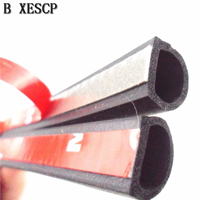 BXESCP 2 метра D Тип 3 м клейкое резиновое уплотнение для автомобиля