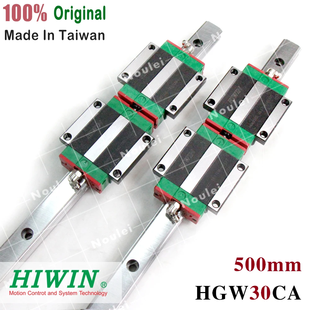 

HIWIN HGW30CA slide block with 600mm linear guide rail HGR30 for CNC parts guias lineales