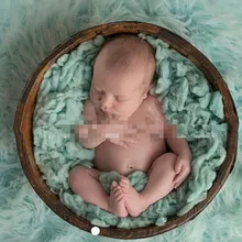 Детское Шерстяное Одеяло 100 г/шт. новорожденных для фотосессий продажи корзины наполнитель Свободные шерсти пух корзина писака, шерсть штук